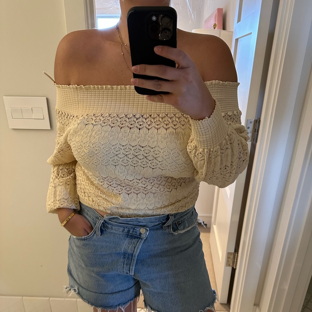 off the shoulder top